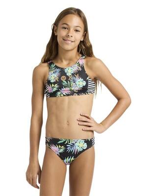 Crop-bikini-set roxy active set rosa meisjes 6-16