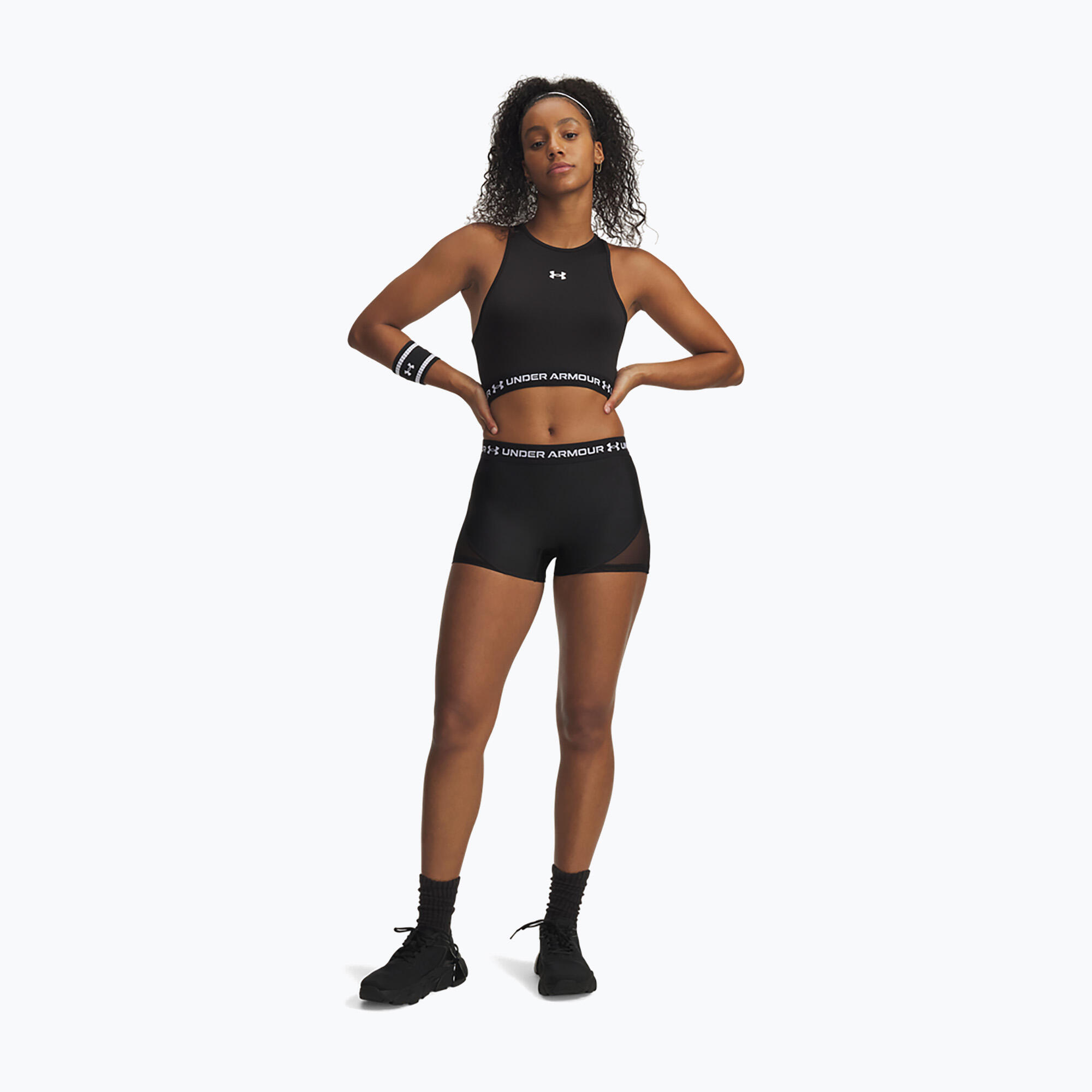 Spodenki treningowe damskie Under Armour HeatGear Mesh Shorty 2/4