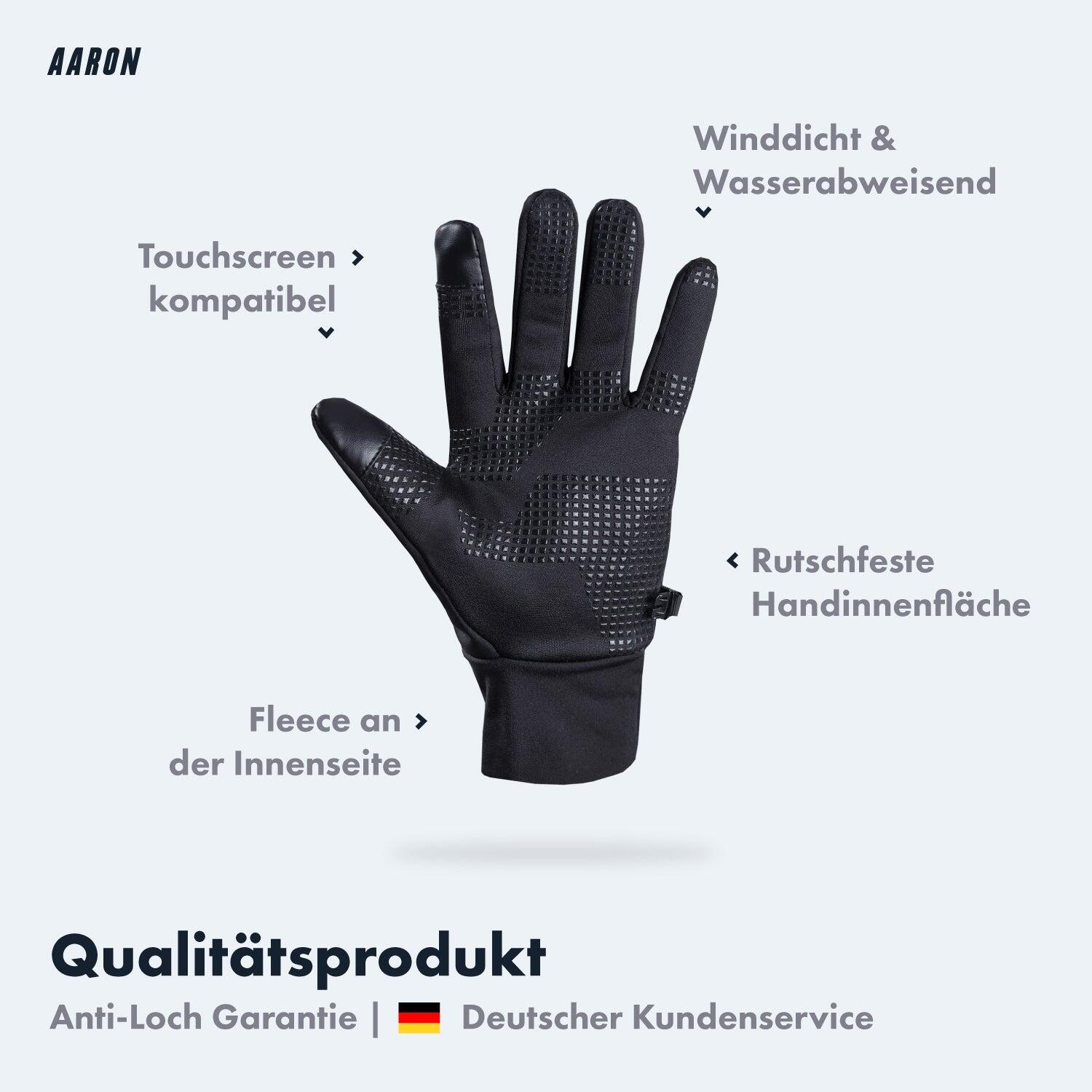 Gloves Fahrradhandschuhe - Touchscreen, rutschfest, gefüttert - Größe S 3/7