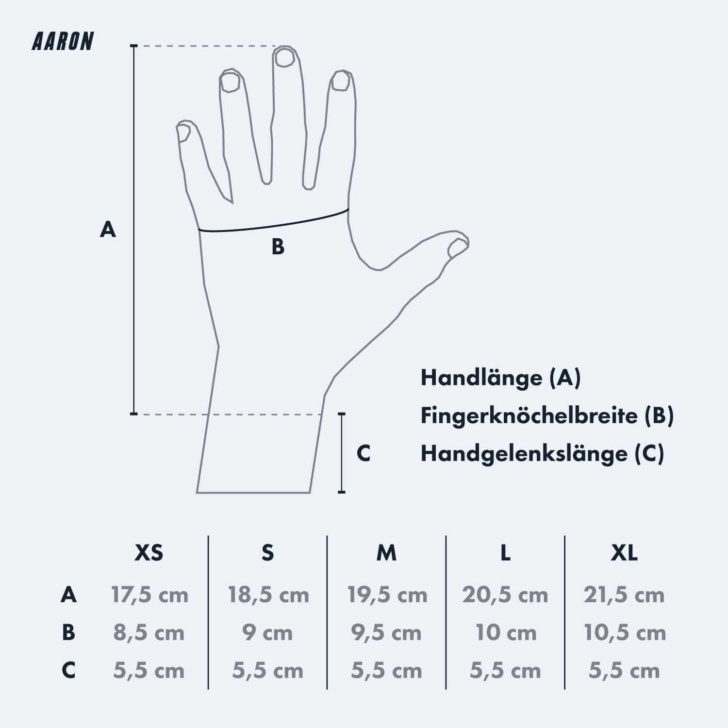 Gloves Fahrradhandschuhe - Touchscreen, rutschfest, gefüttert - Größe S 5/7