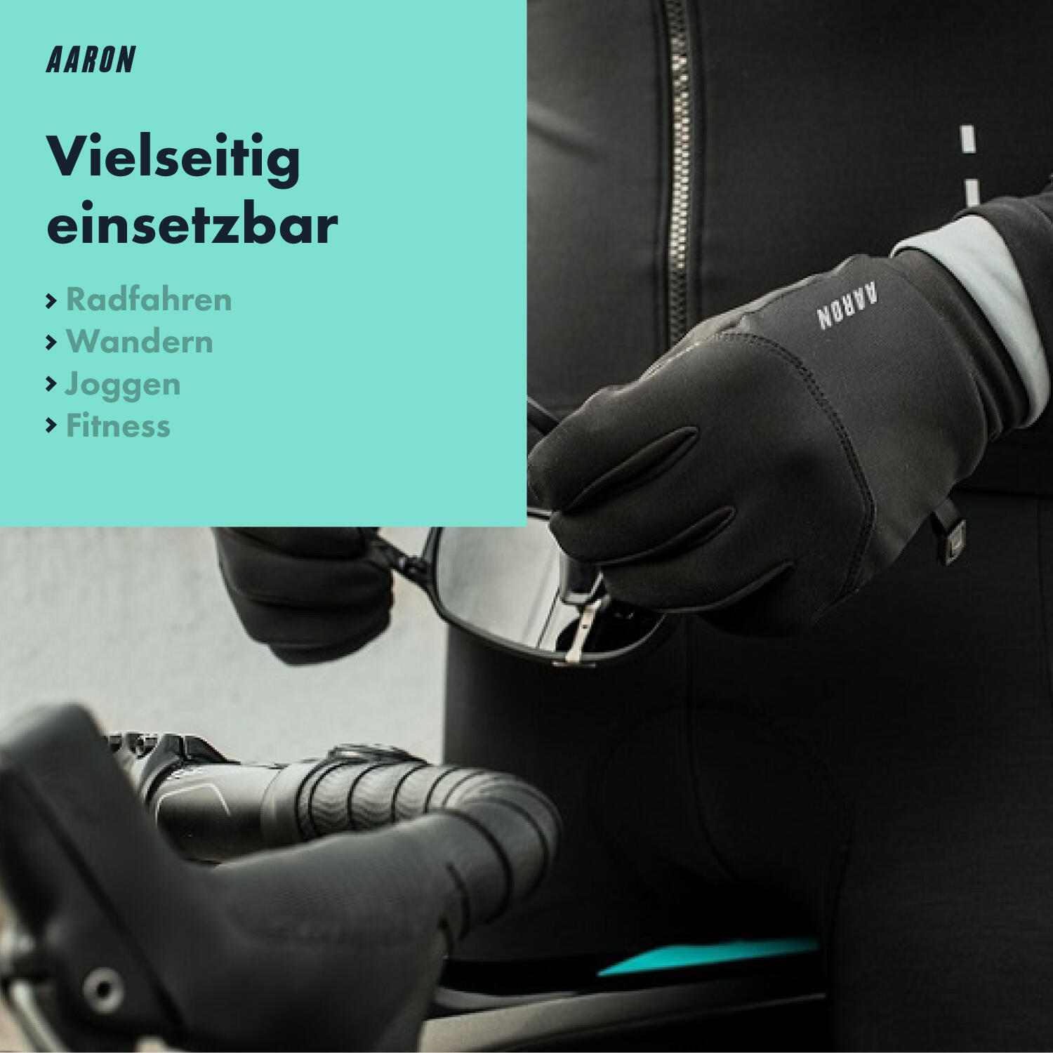 Gloves Fahrradhandschuhe - Touchscreen, rutschfest, gefüttert - Größe S 6/7