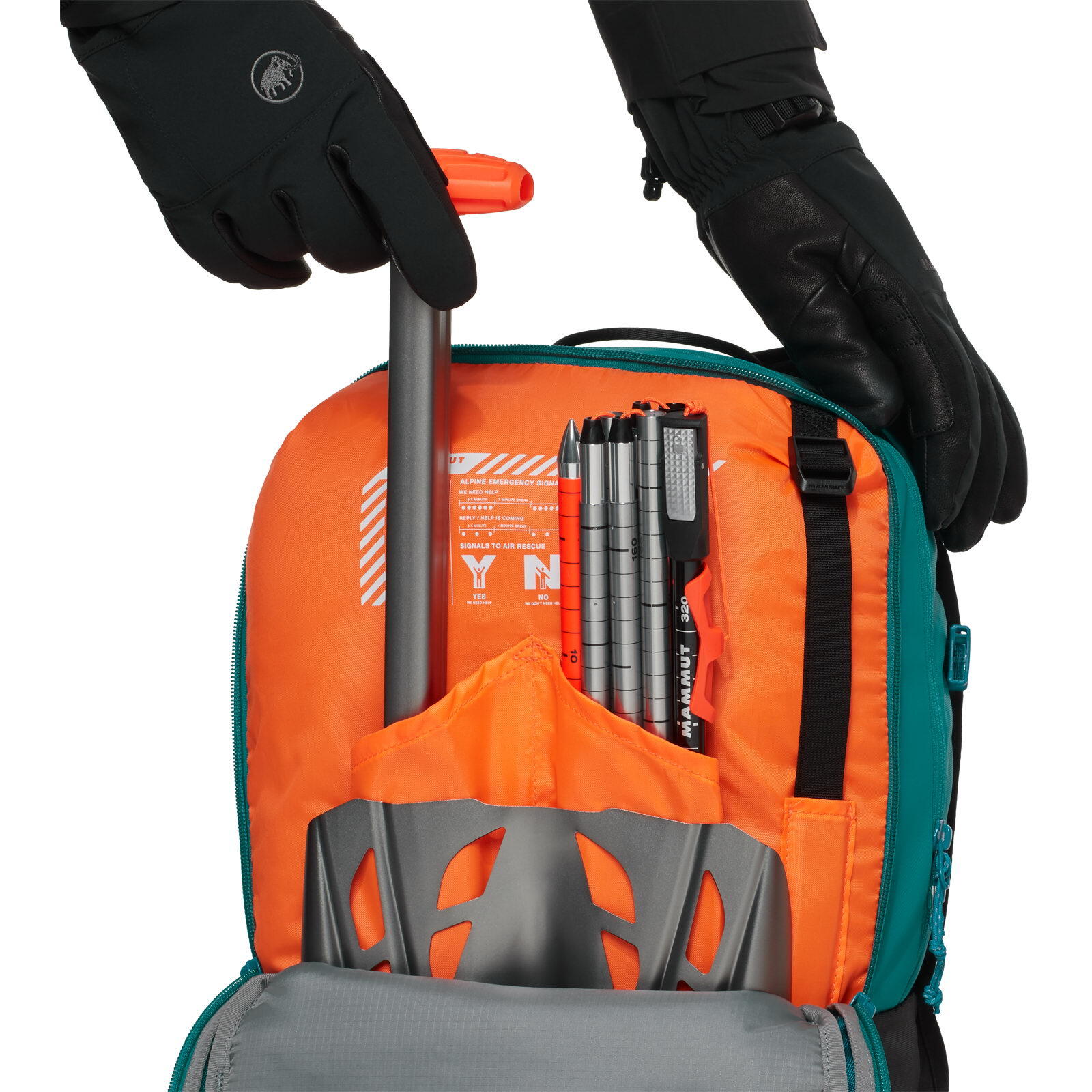Freeride Rucksack Nirvana 28 Damen deep teal-black 3/7
