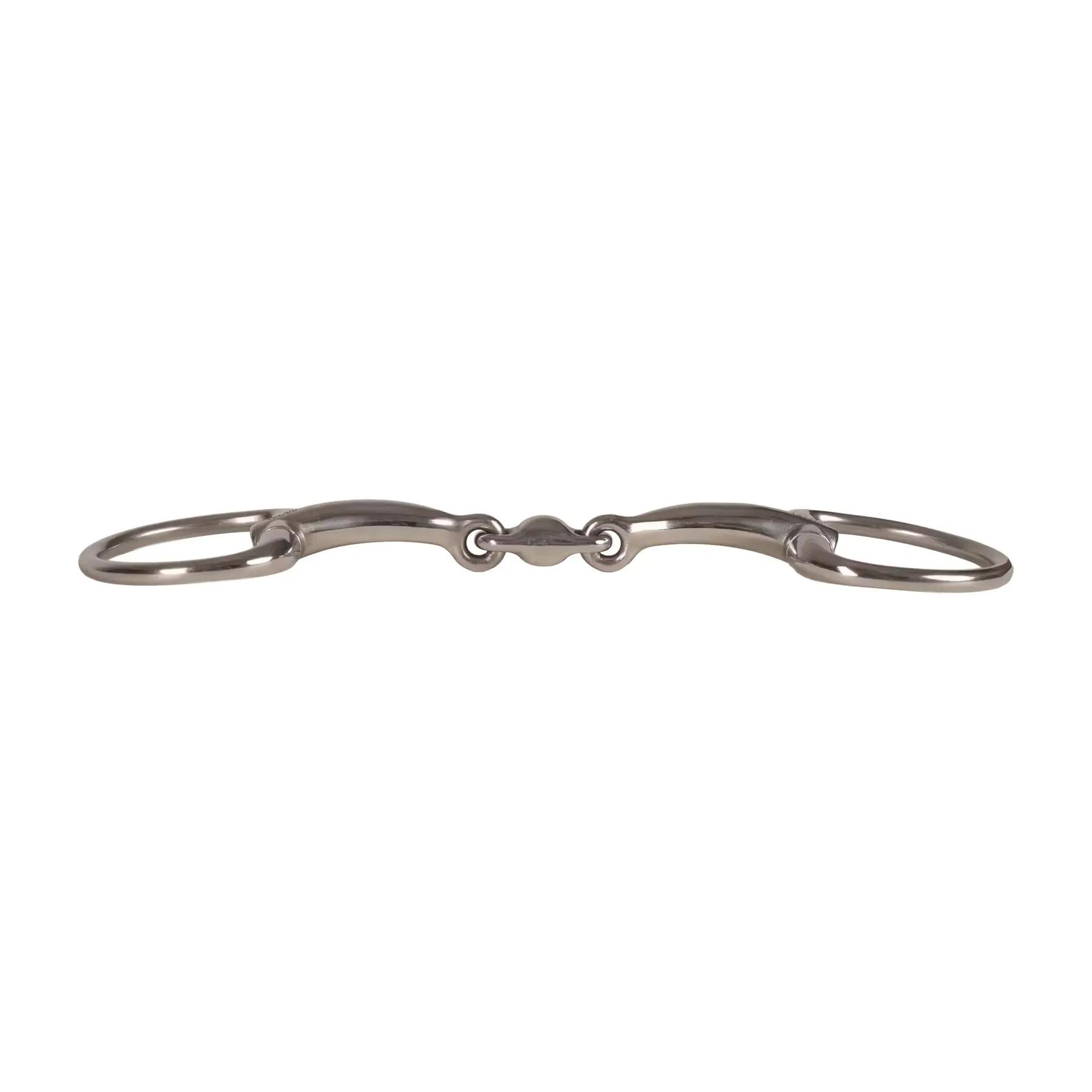 Mors olive double brisures pour cheval en acier inoxydable Velari 16mm 13,5cm 2/5