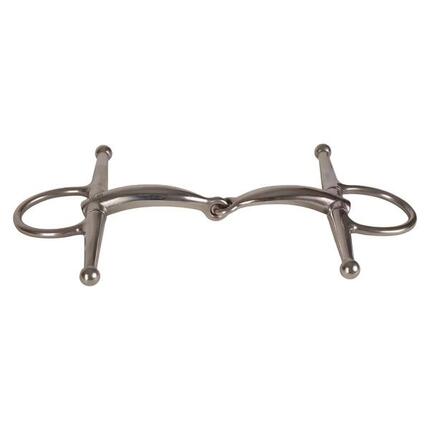 Jednostronny kantar do koni ze stali nierdzewnej Velari Full Cheek Bit 16mm 11,5