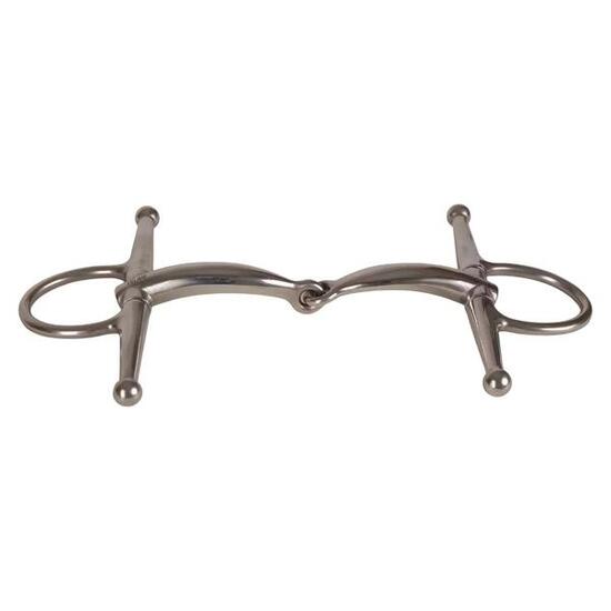 Jednostronny kantar do koni ze stali nierdzewnej Velari Full Cheek Bit 16mm 11,5