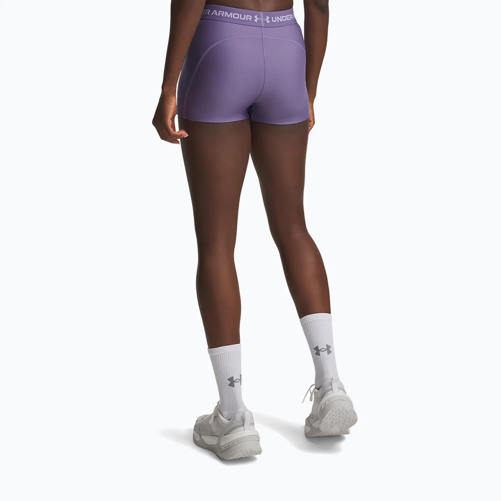 Calções de treino femininos Under Armour HeatGear Shorty 3/4