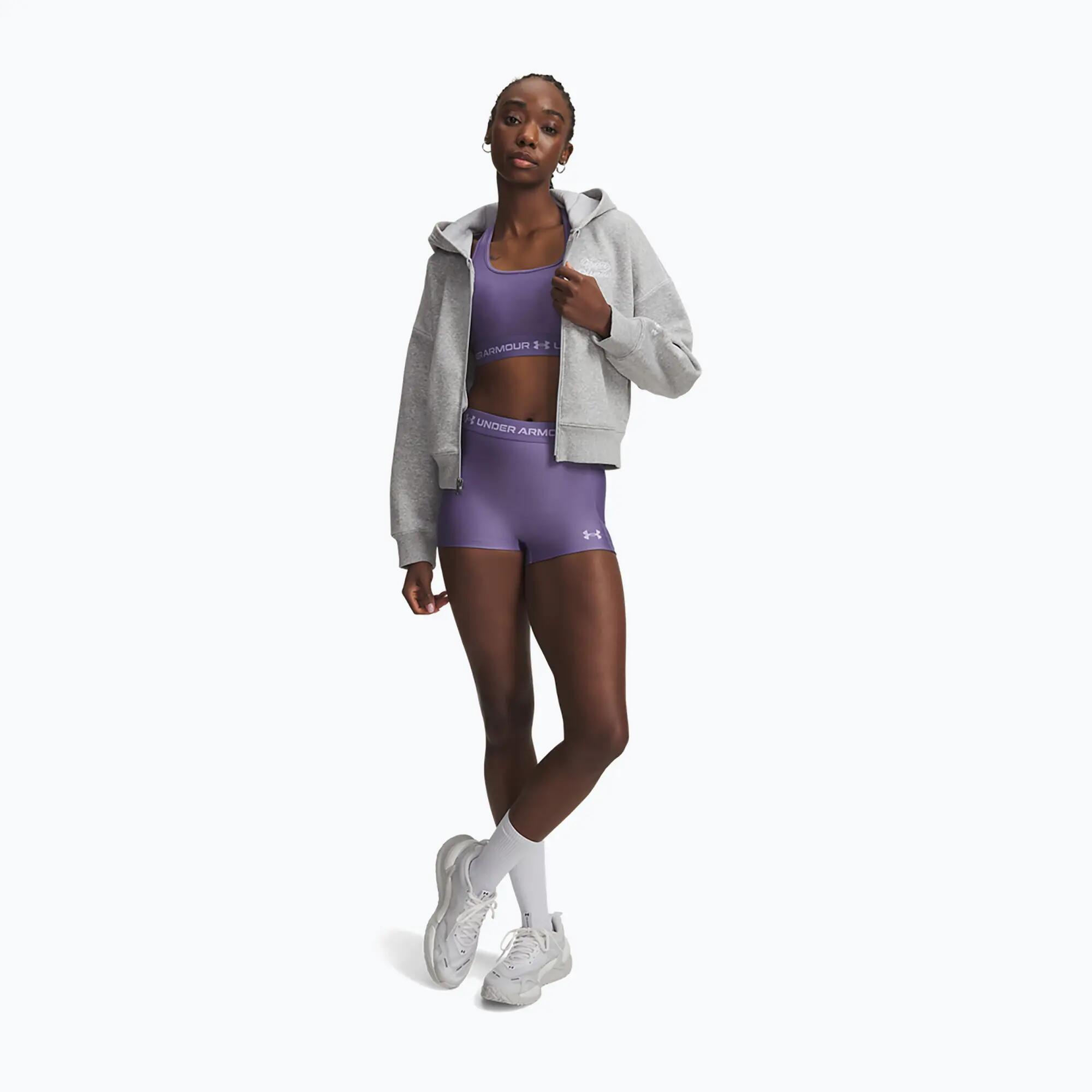 Calções de treino femininos Under Armour HeatGear Shorty 2/4
