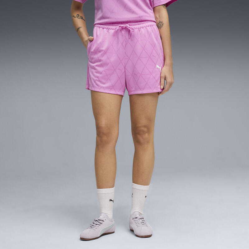 Șort alergare femei talie înaltă, High-Rise 4" Jerseyshorts, roz PUMA