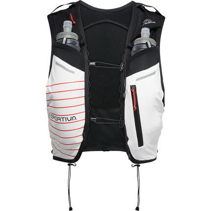 Laufweste Trail Vest 5L white-cherry tomato
