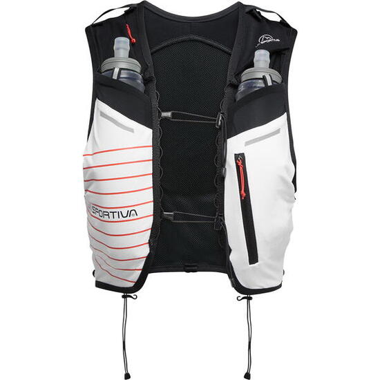Laufweste Trail Vest 5L white-cherry tomato