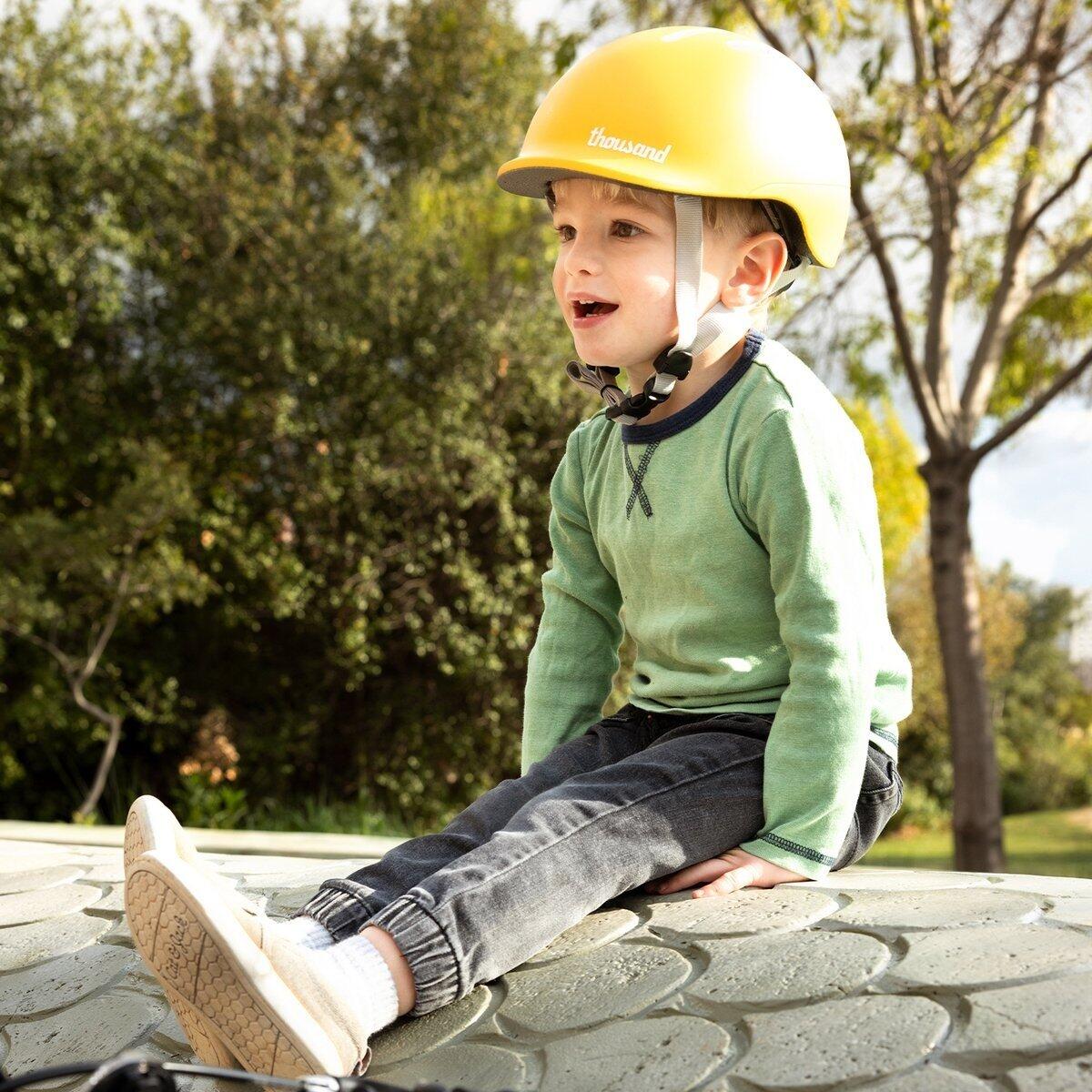 Fietshelm Thousand Jr. Toddler - Hello Yellow - Unisize 4/4