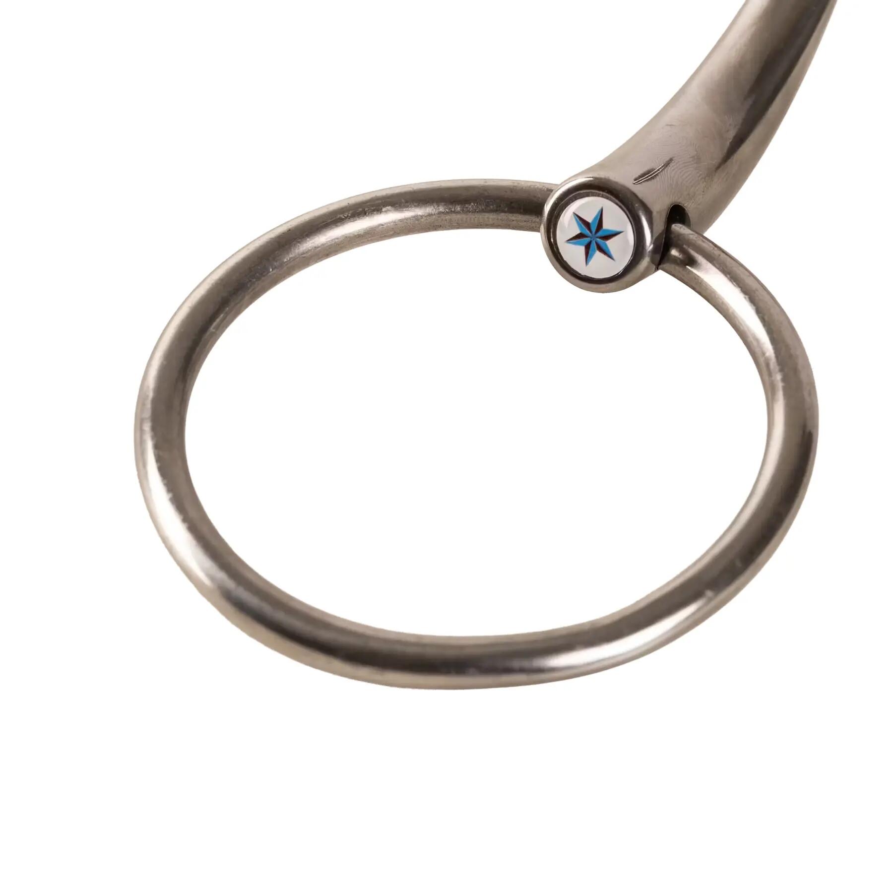 Mors 2 anneaux double-brisures pour cheval Velari 22003-42 4/5