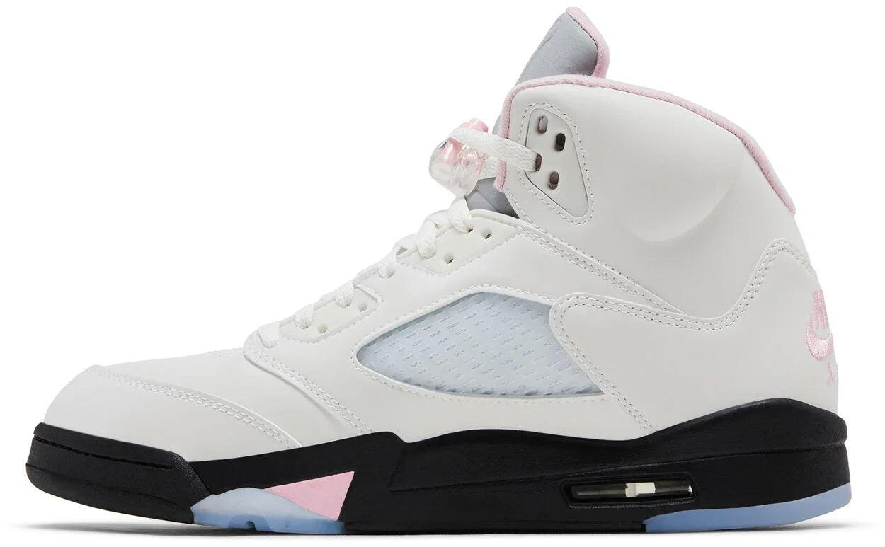 Jordan GS Air Jordan 5 Retro OG - White / Medium Soft Pink / Black 2/5