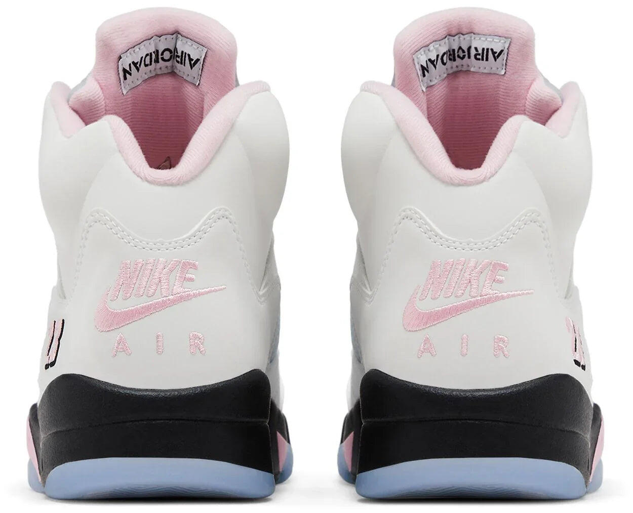 Jordan GS Air Jordan 5 Retro OG - White / Medium Soft Pink / Black 4/5