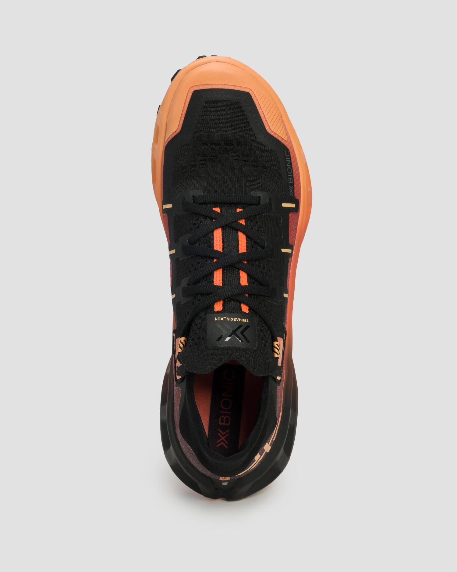 Buty biegowe trailowe unisex X-Bionic Terraskin X01 Peach Black 4/7