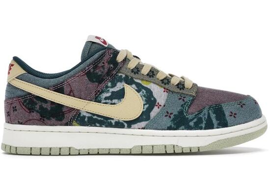 Chaussures - lifestyle - unisex - dunk low - multicolore