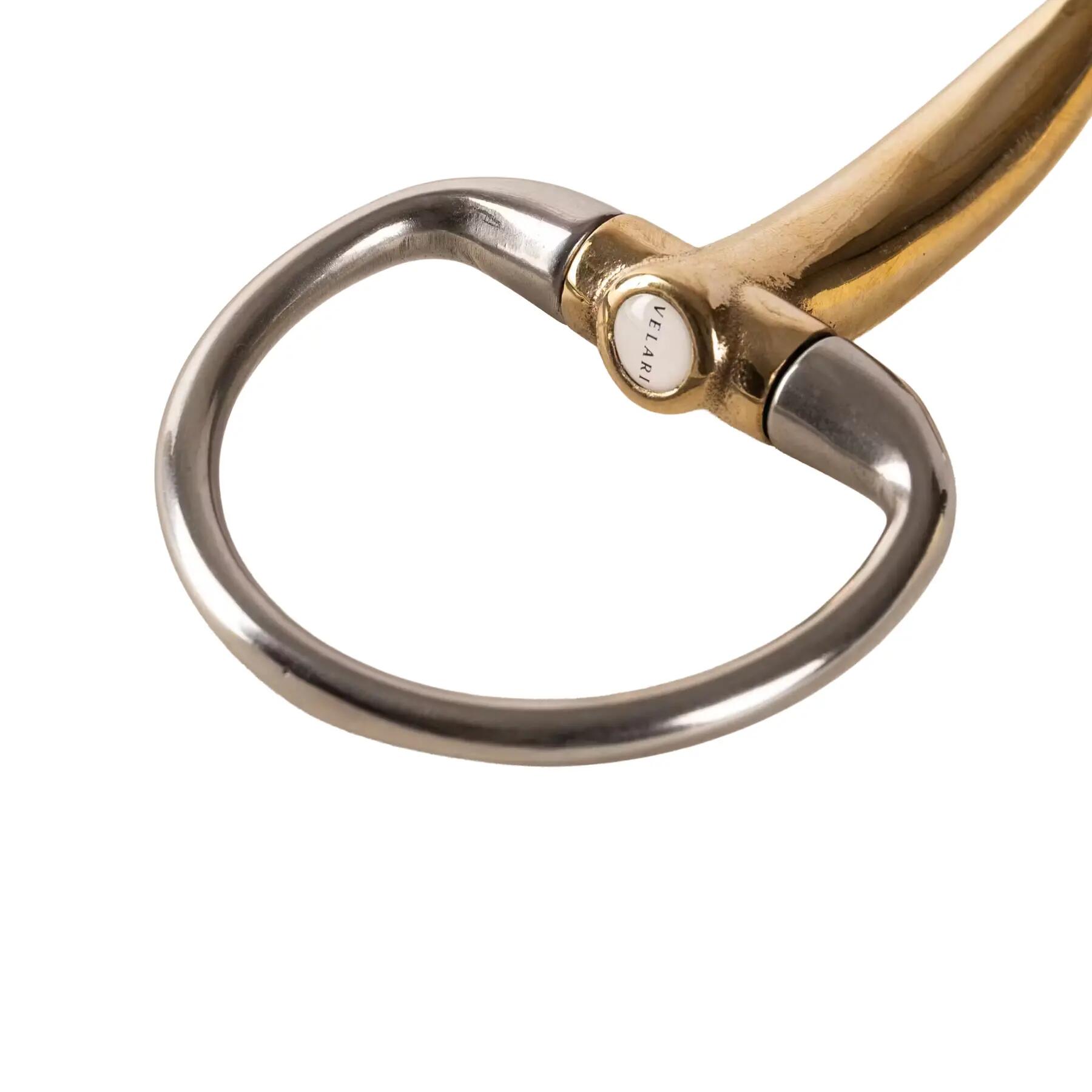 Mors de oliva simple para caballo en cobre Velari 14mm 13,5cm 4/5
