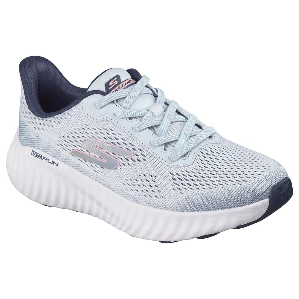 Zapatilla Mujer Skechers Slip-ins Go Run Now Suave Tejido Azul 2/5