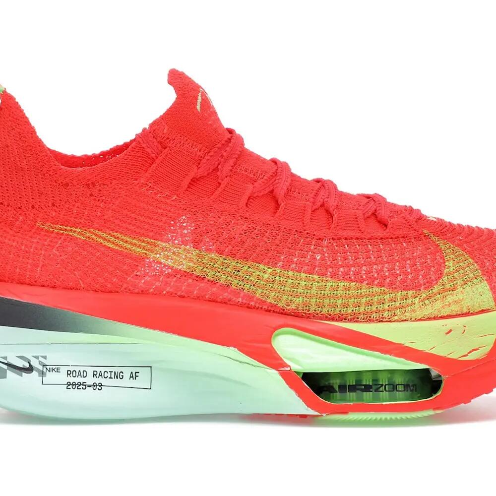 Nike Air Zoom Alphafly Next% 3 Womens Bright Crimson Lime Blast