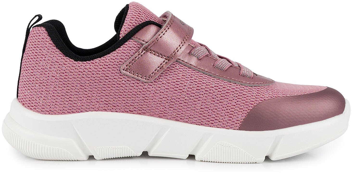 Buty dziecięce sportowe sneakersy dla dziewczynki rzep błyszczące GEOX ARIL 3/7
