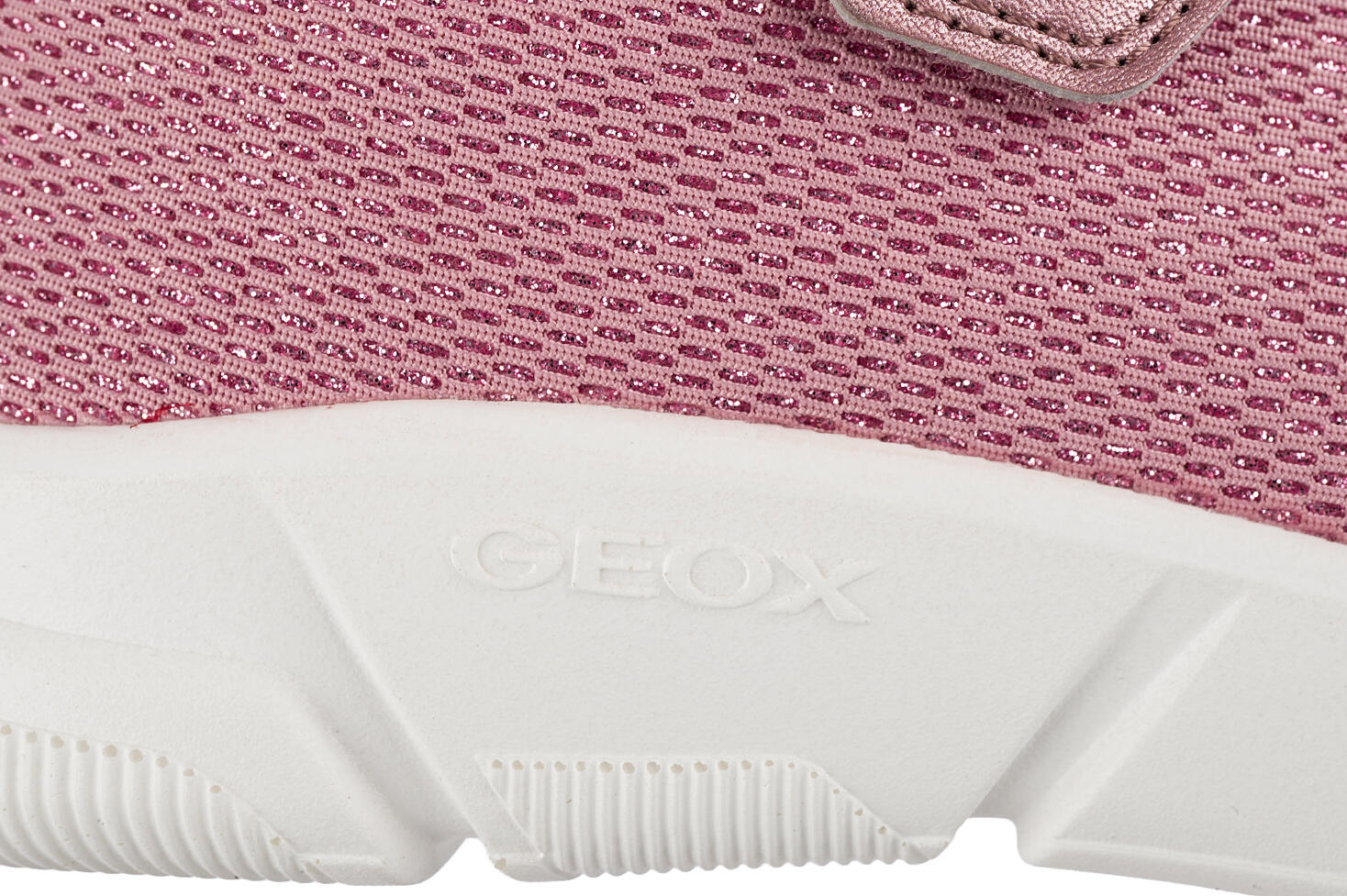 Buty dziecięce sportowe sneakersy dla dziewczynki rzep błyszczące GEOX ARIL 6/7