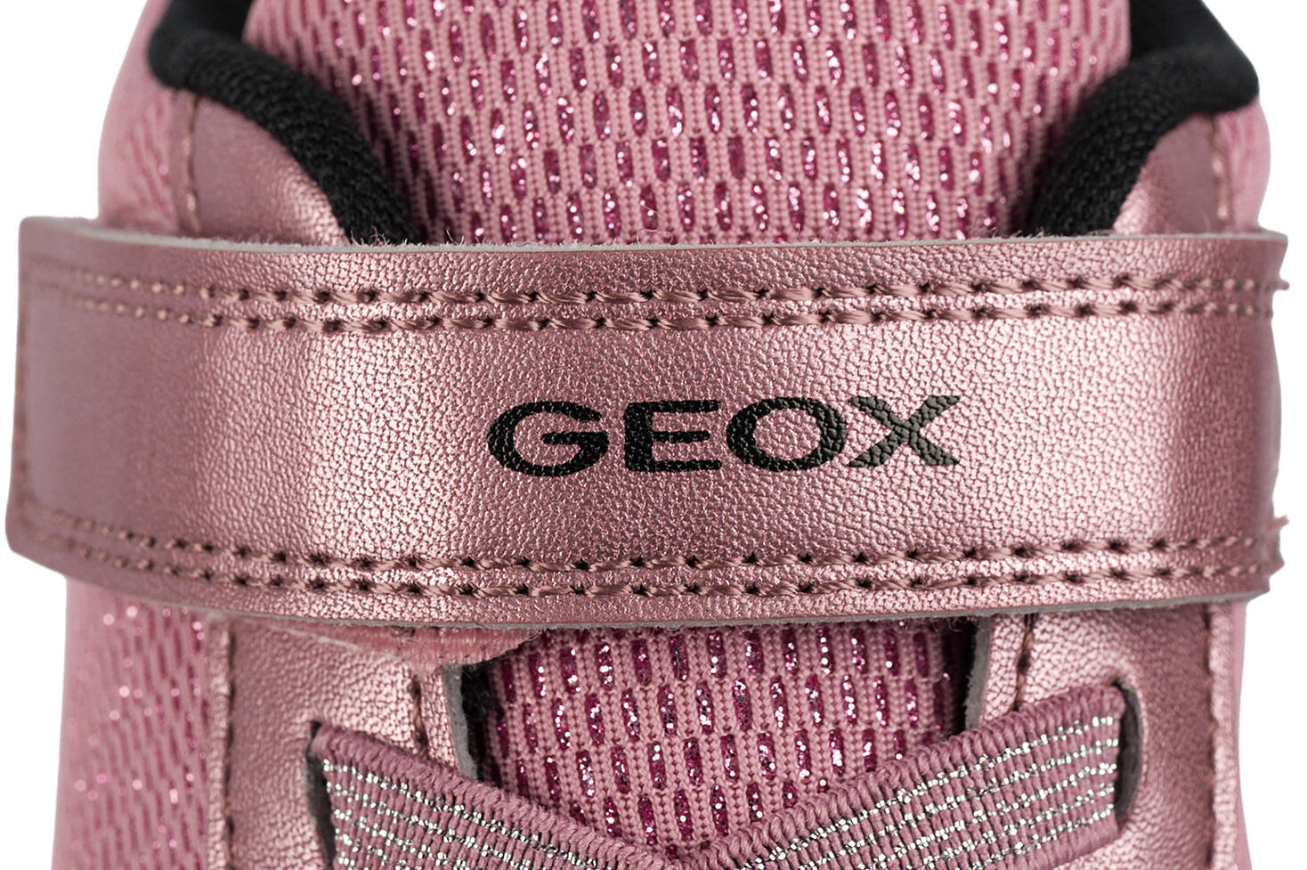 Buty dziecięce sportowe sneakersy dla dziewczynki rzep błyszczące GEOX ARIL 5/7