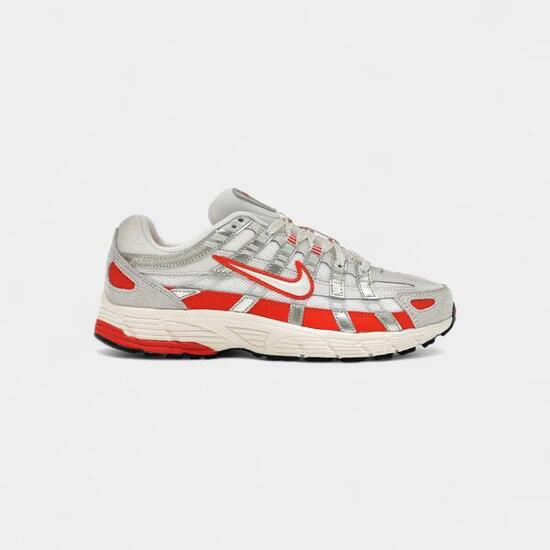 Nike P-6000 Sail Pale Ivory Light Bone Picante Red (Women's)