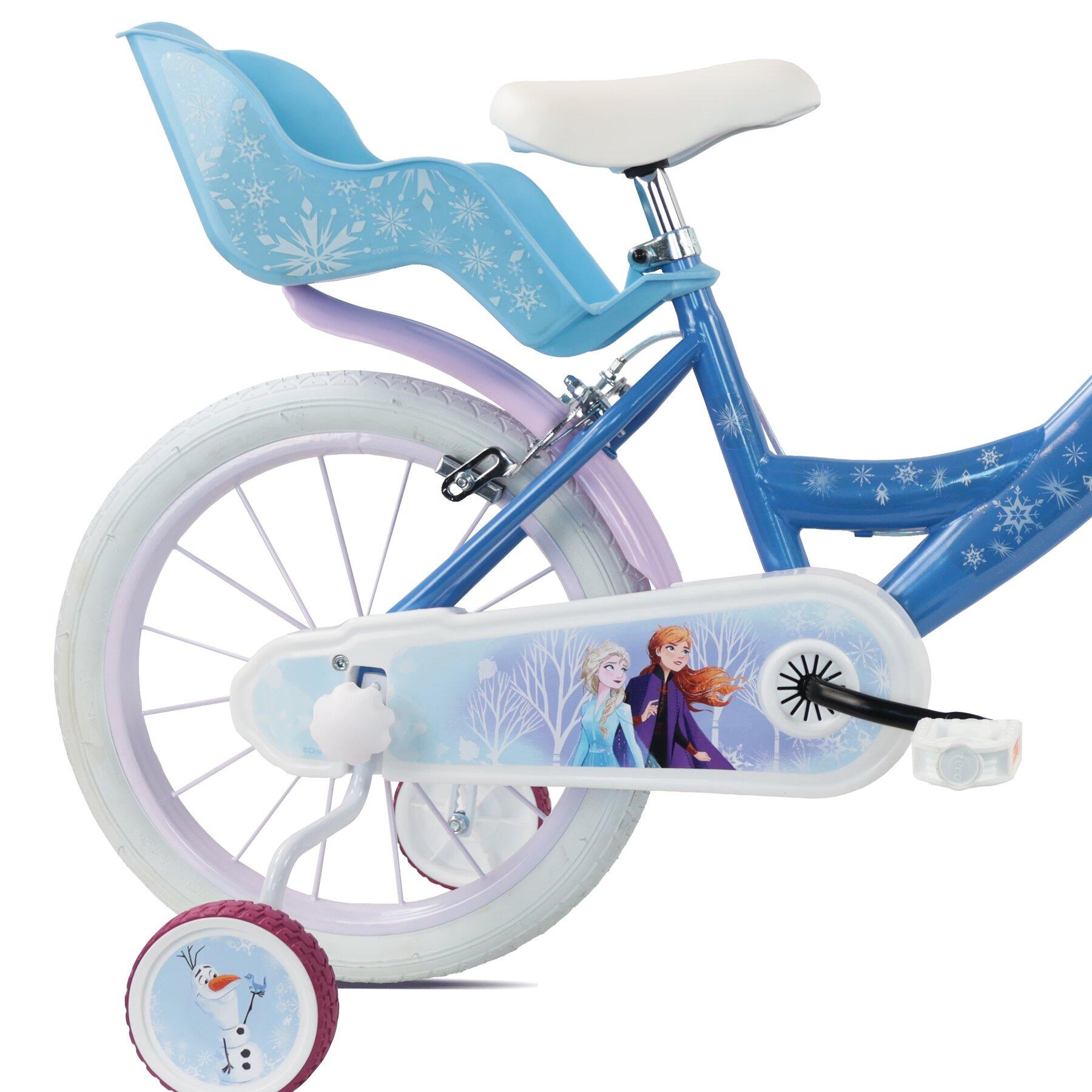 Gereviseerd - Kinderfiets 16 inch 5-7 jaar Disney Frozen 3/4