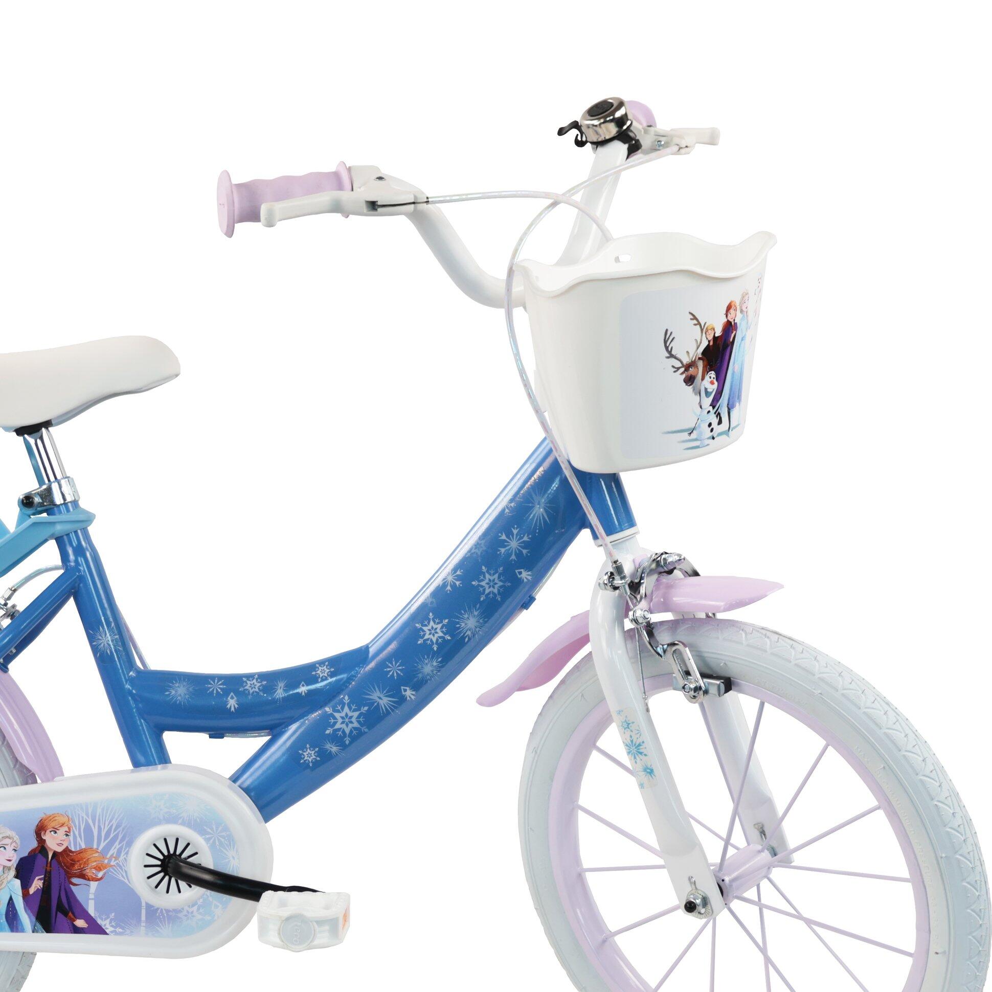 Gereviseerd - Kinderfiets 16 inch 5-7 jaar Disney Frozen 2/4