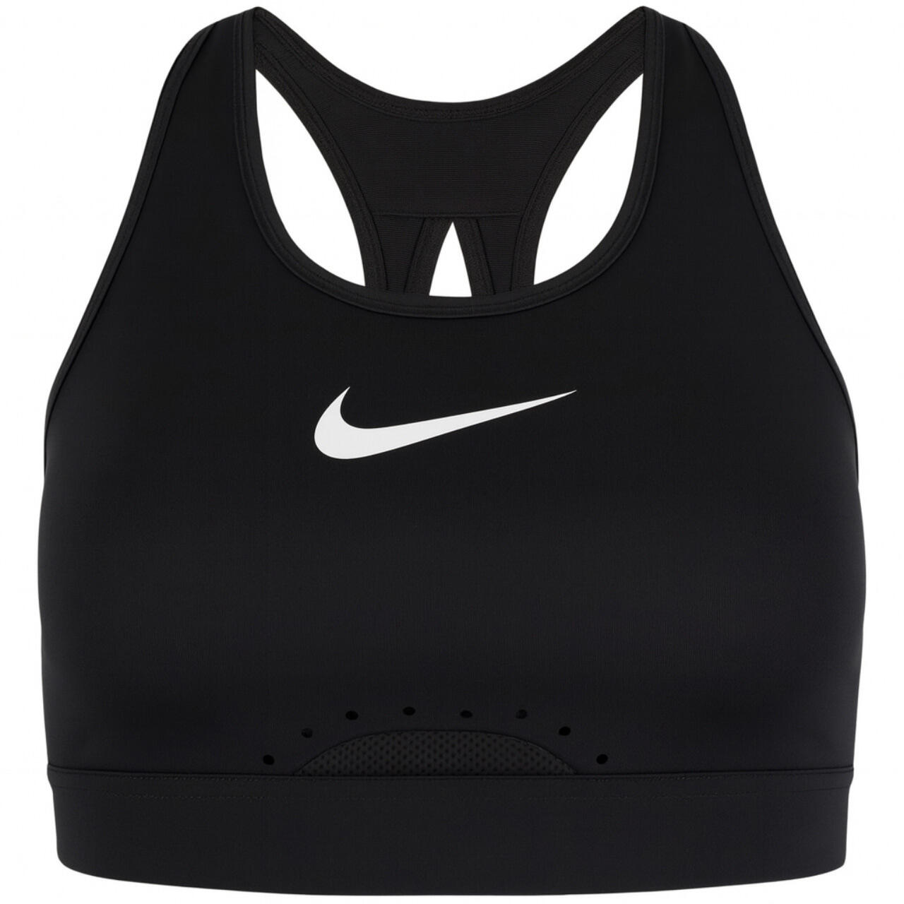 Stanik damski Nike Swoosh Bra, średnie wsparcie, Dri-FIT 1/4
