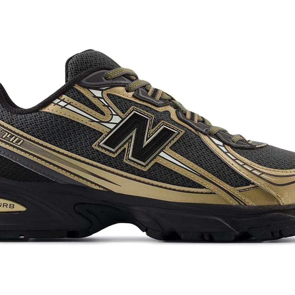 New Balance 740v2 Black Castlerock Gold Metallic