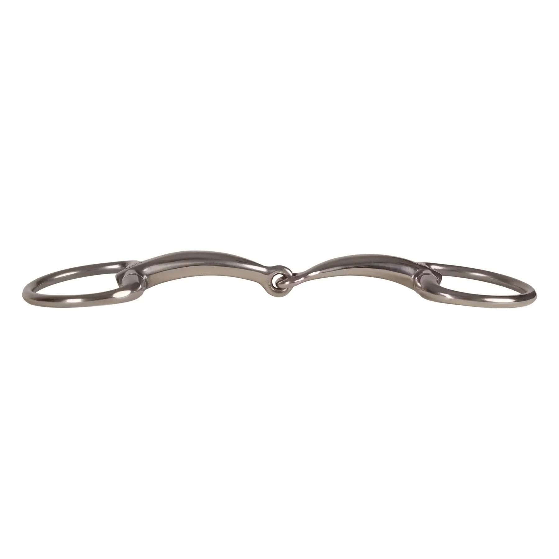 Mors olive simple brisure pour cheval en acier inoxydable Velari 14mm 14,5cm 2/5