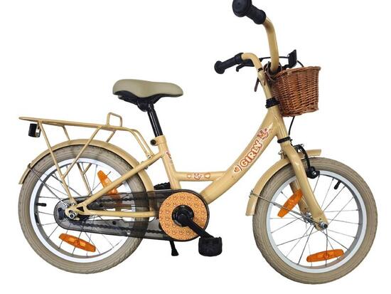 Bike Fun Kids rower dziecięcy 16 cali dla dziewczynki, rama 25 cm