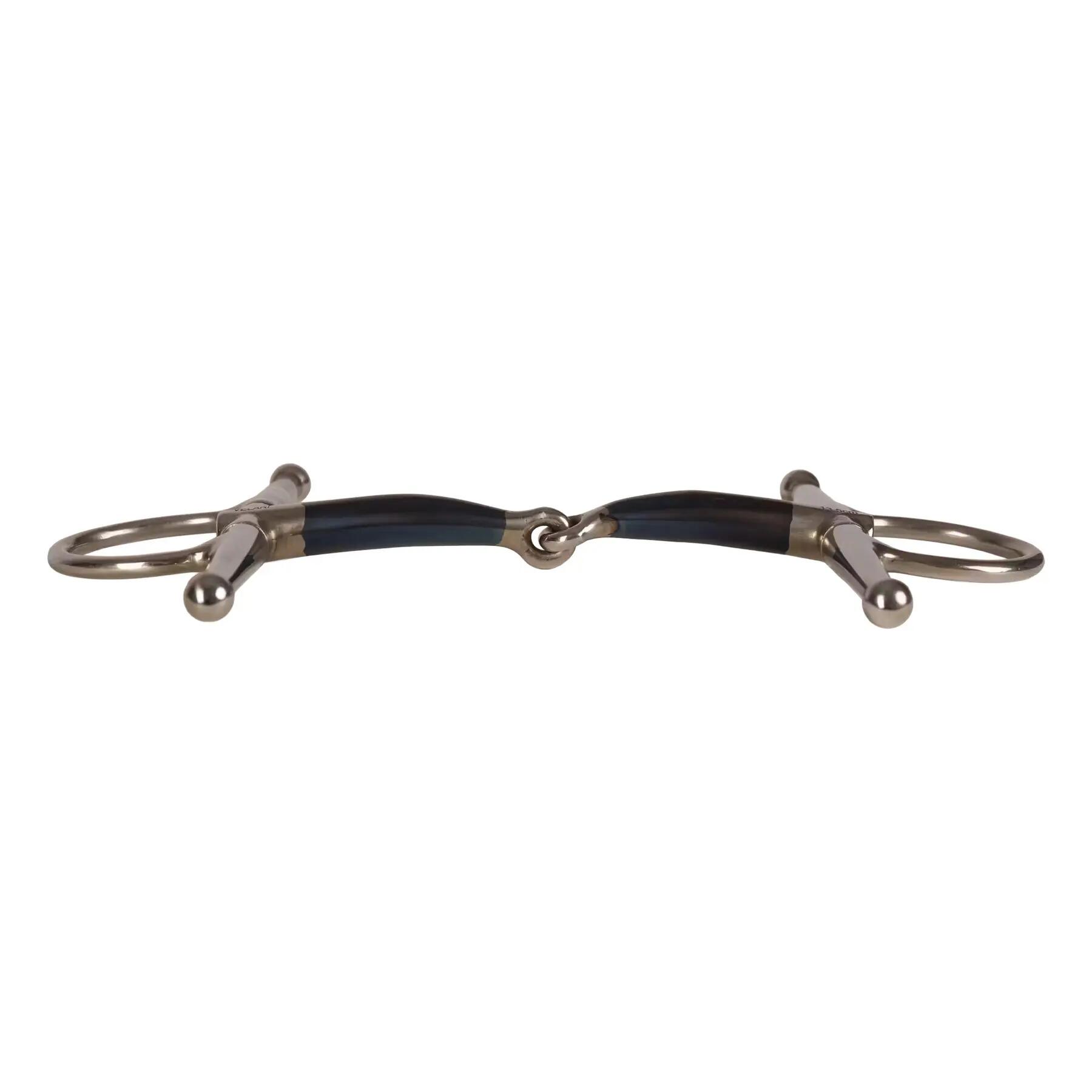 Mordaza a aguja simple para caballo Velari Full Cheek Bit Sweet Iron 16mm 14,5cm 2/5