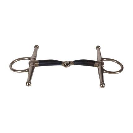 Mors à aiguille simple brisure pour cheval en acier inoxydable Velari Full Cheek