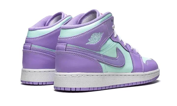 Air Jordan 1 Mid Purple Aqua - Taille : 36.5 EU 3/4