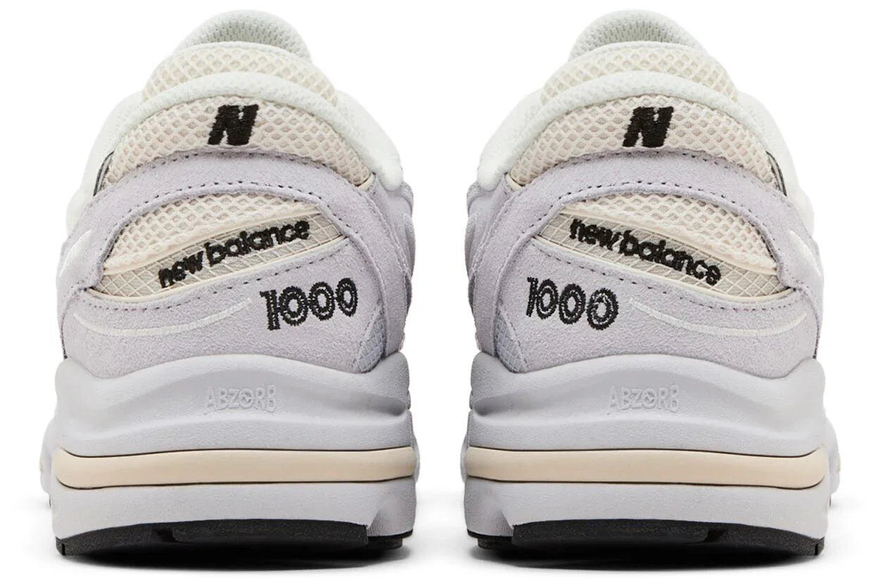 New Balance 1000 Pearl Grey Black 4/5