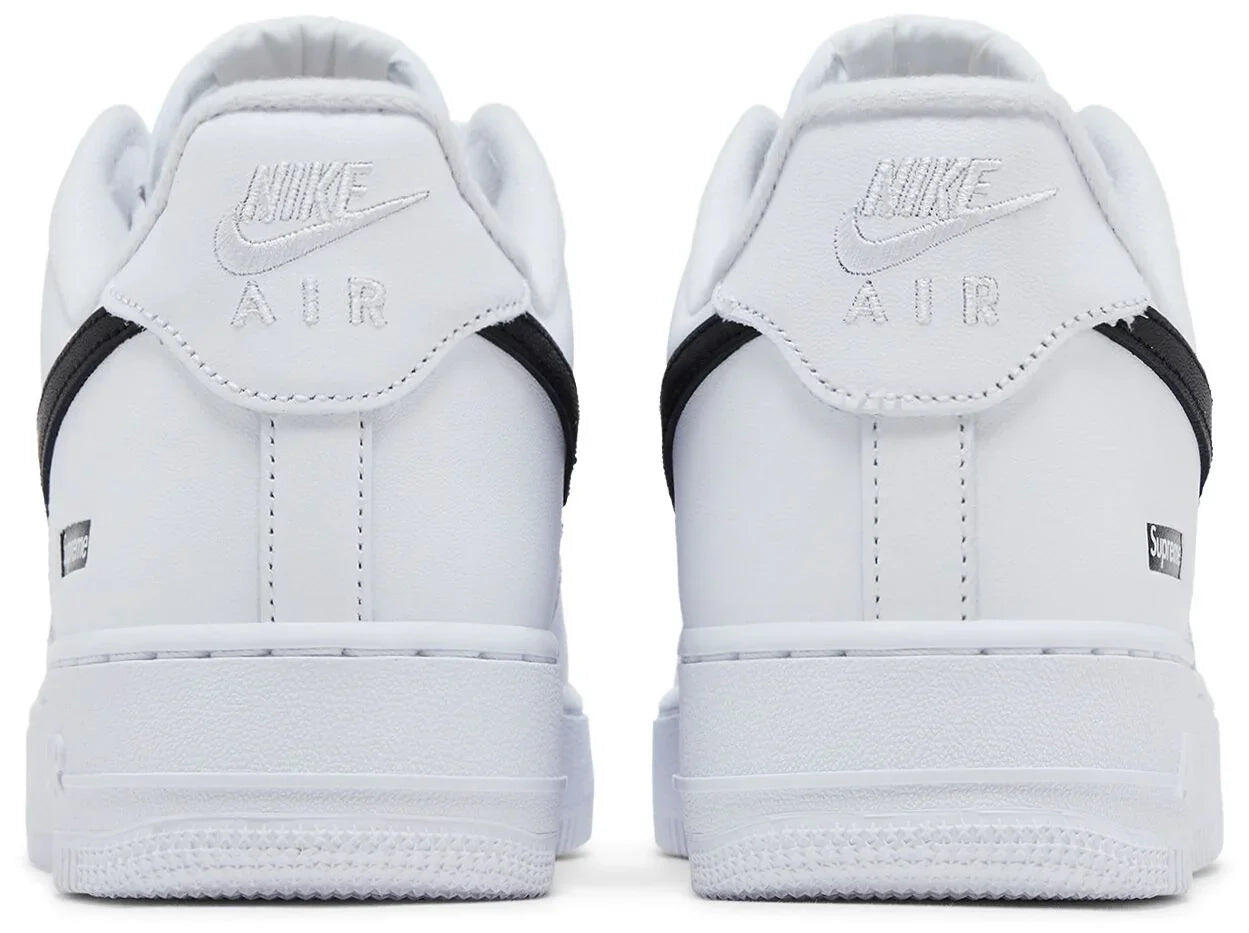 Nike Air Force 1 Low Supreme White Black 4/5