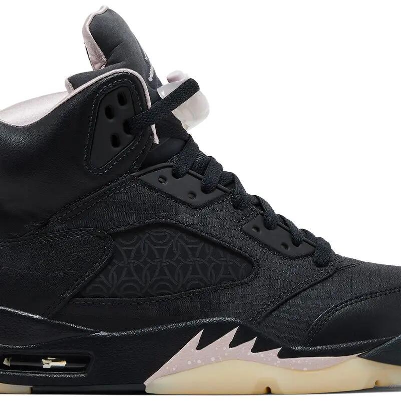 Air Jordan x PSG 5 Retro Off Noir sport shoes - Black, new