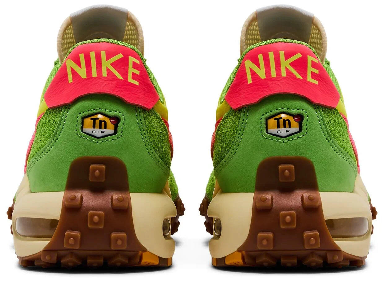 Nike Air Max Waffle SP 2 Electrolime Flash Crimson Gum Medium Brown 4/5