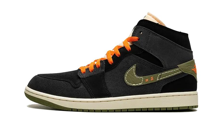 Air Jordan 1 Mid SE Craft Anthracite Light Olive - Taille : 42 EU 1/4