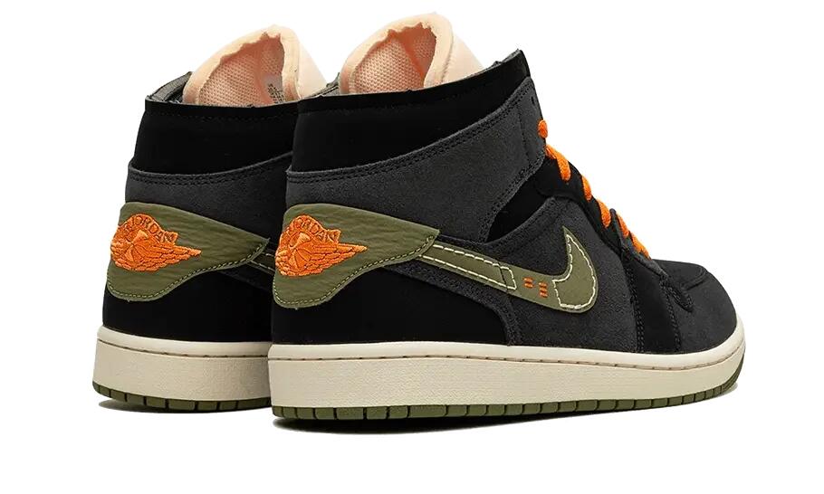 Air Jordan 1 Mid SE Craft Anthracite Light Olive - Taille : 42 EU 3/4