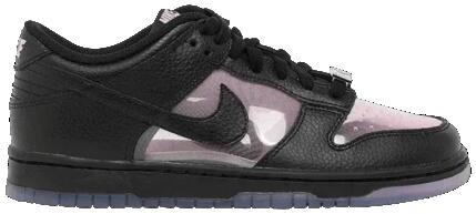 Damskie buty sportowe NIKE DUNK LOW RETRO PREMIUM Pink Rise / Black / Black