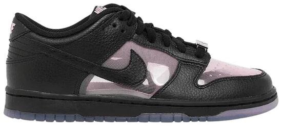 Damskie buty sportowe NIKE DUNK LOW RETRO PREMIUM Pink Rise / Black / Black