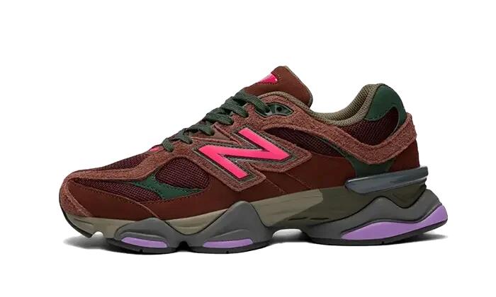 New Balance 9060 Rich Oak Burgundy 1/3