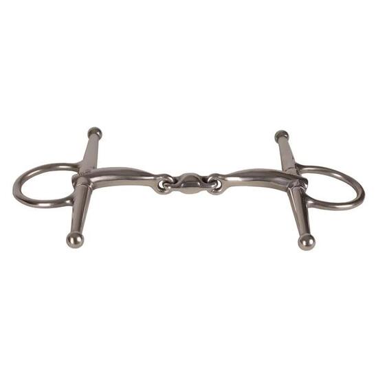 Mors à aiguille double-brisures pour cheval en acier inoxydable Velari Full Chee