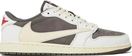 Zapatillas - AJ1 Low Travis Scott Reverse Mocha - Sail/University Red