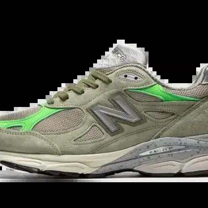 Unisex - Lifestyle - Shoes - 990 V3 Patta - Olive/Grey