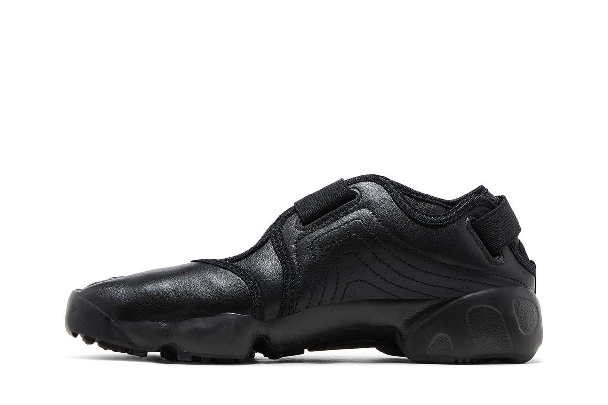 Nike Air Rift Leather Triple Black Donna 2/5
