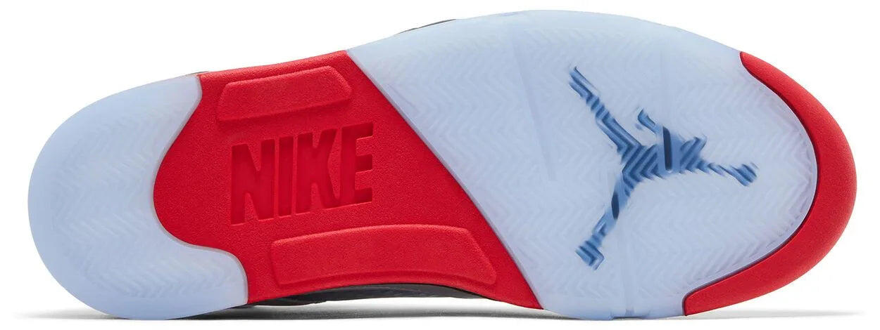 Jordan 5 Retro Fire Red Black Tongue (2025) 3/5